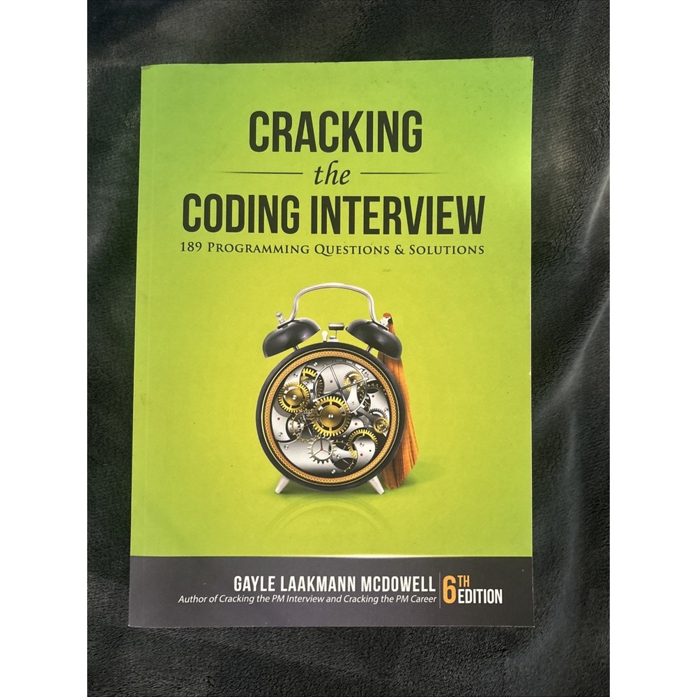 Cracking‎ the Coding Interview, 6th Edition: 189... - McDowell, Gayle Laakmann